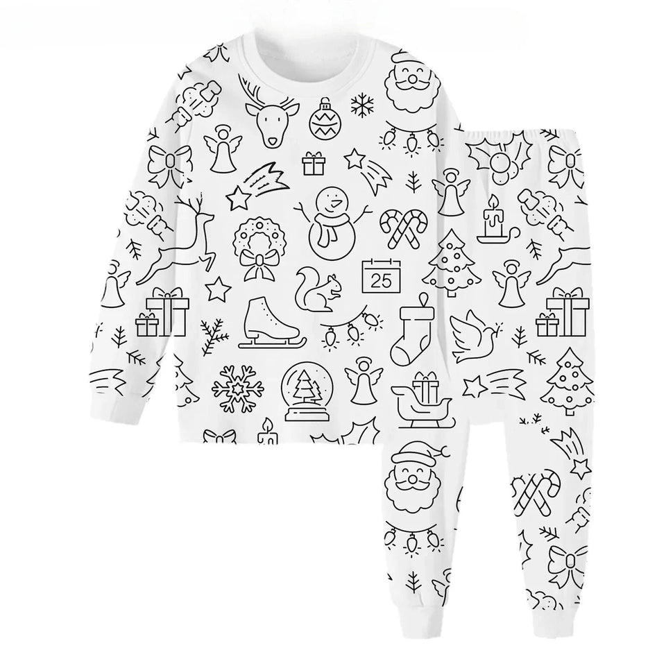 DIY Pajama Set™ – Färg & dröm – Colours Pyjamas-set för barn