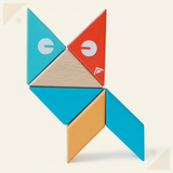 MagPlayer – Kreativt & Motorik – DIY Trämagnetiska byggklossar