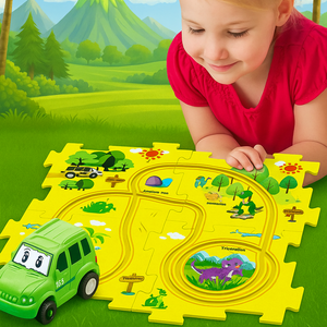 Car Track™ - Bygg, lek och upptäck - Set med leksaksbilar