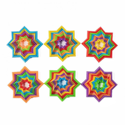 Illusion Star Fidget Toy™ - Pop-It-magi - Stjärnformad fidget-leksak