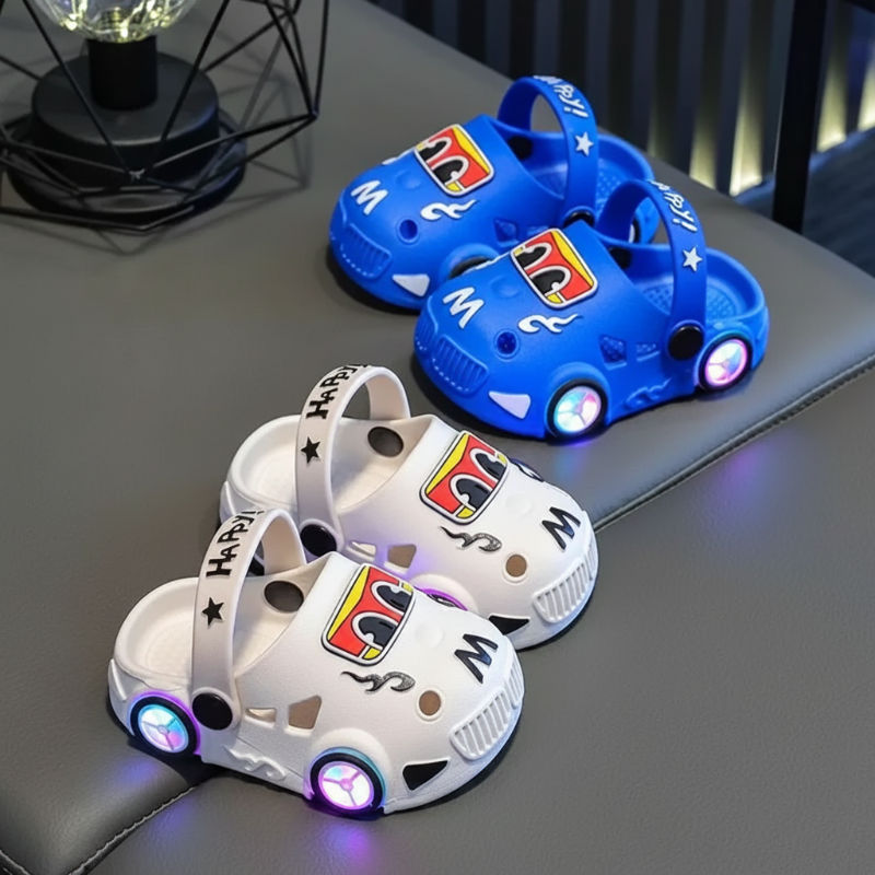 GlowRun – Snyggt & roligt – LED-tofflor för bilen
