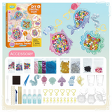 DIY Crystal Keychain Kit – Kreativt & lekfullt – Pysselkit för nyckelringar