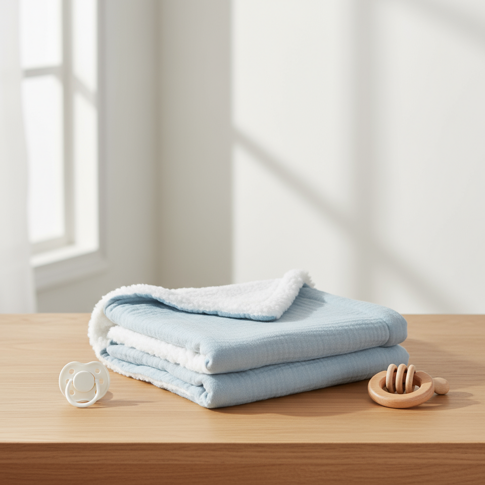 SnuggleBear – Premium tjock och mjuk babyfilt