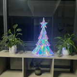 CrystalGlow – Festligt och stämningsfullt – Dekorativ LED-julgran