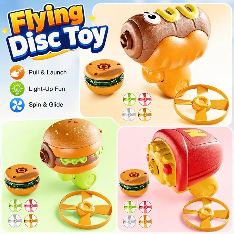 Flying Disk Toy – Kreativt & Rörelsefyllt – Gyro Gun