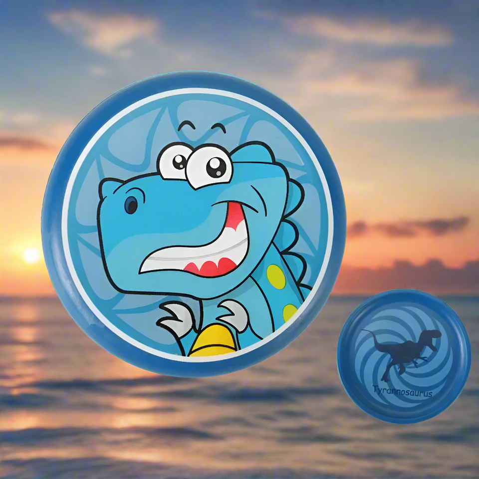SkyDisk – Interaktivt & roligt – Dino Frisbee