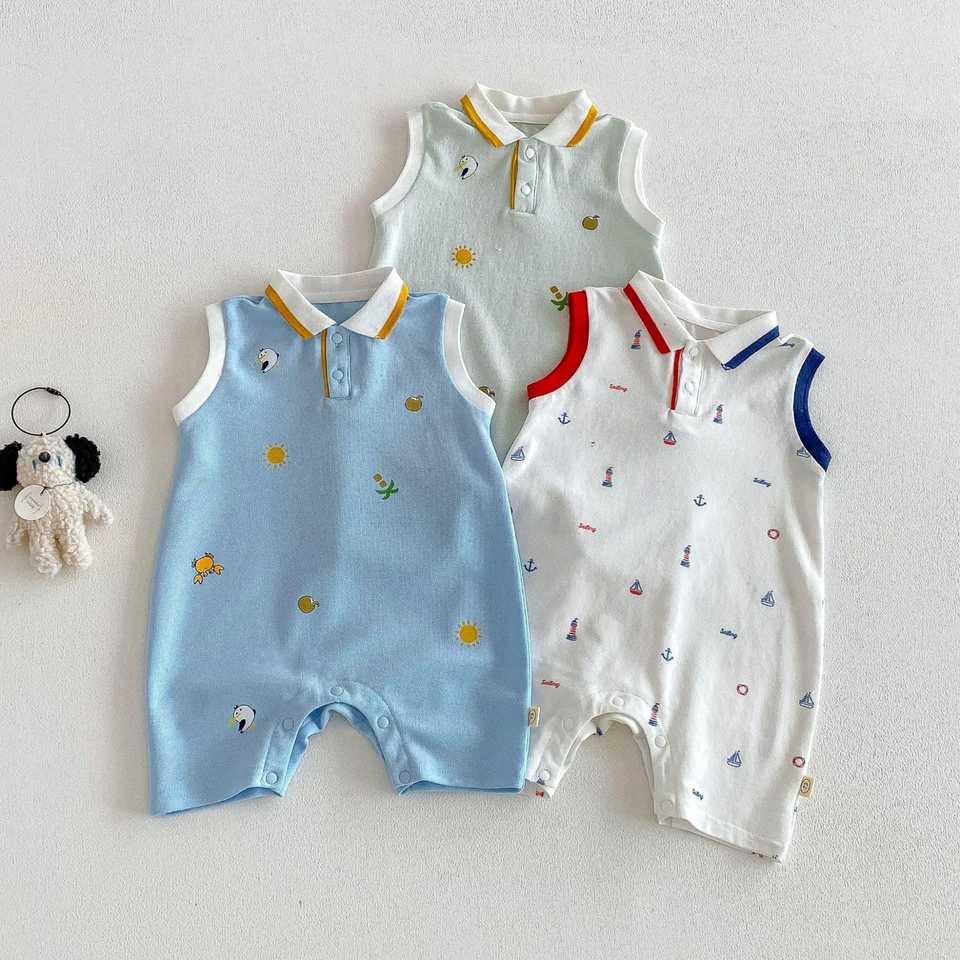 SunnyBaby – Bekväm och söt – Polo-body för spädbarn