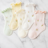 HappyToes – Färgglada & söta – babystrumpor (5-pack)
