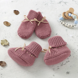 Booties & Mittens – Mjukt & varmt – Set med handskar och tossor