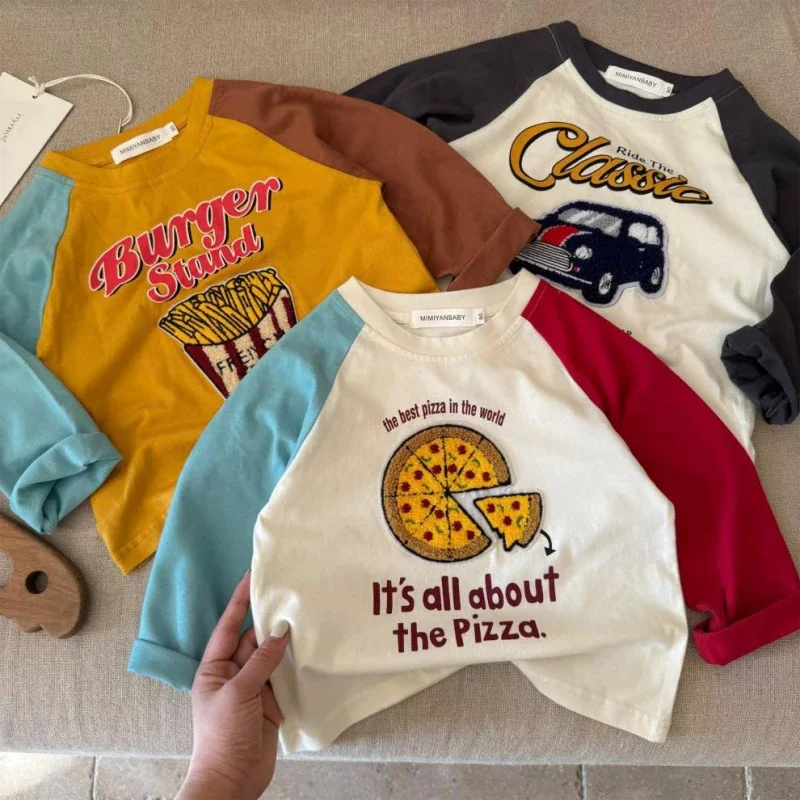LittleRetro – Coolt & trendigt – Långärmad tröja för barn med grafiskt tryck