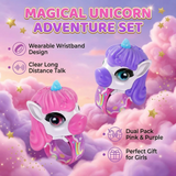 UnicornTalk – Gulligt & interaktivt – Unicorn-walkie-talkie för barn