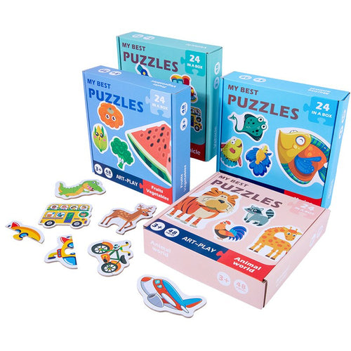 Puzzle Cards™ - Pedagogiskt pusselskoj - Pussel