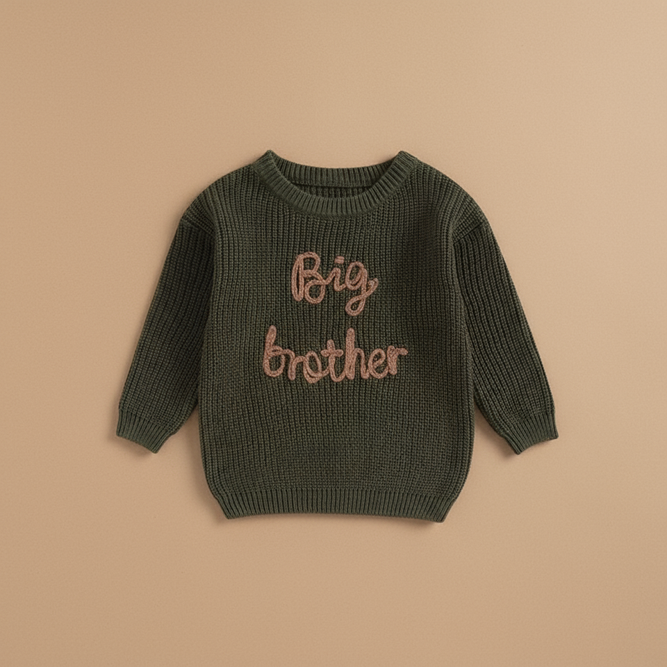 MiniTrend – Gemytlig & modern – Barnströja med ”Big Brother”