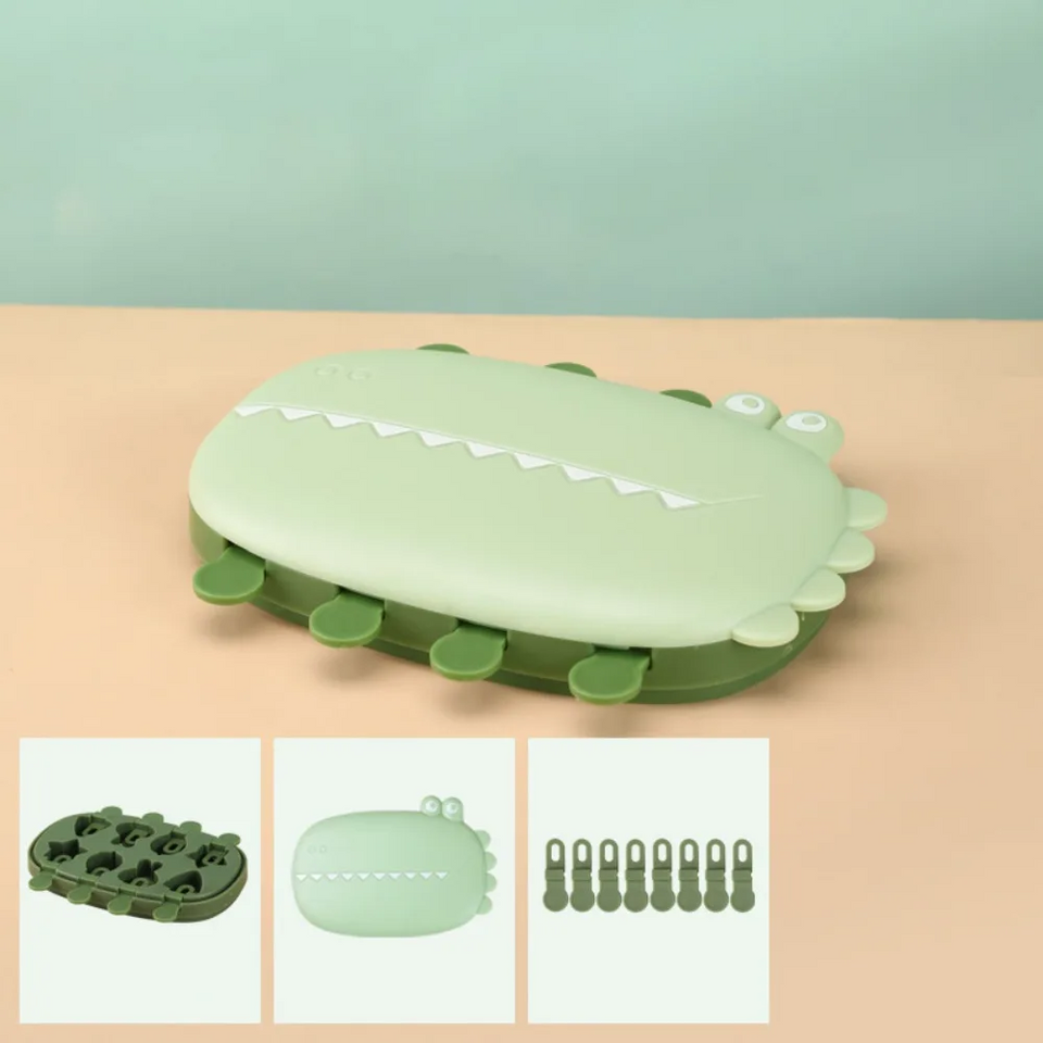 LollyFun – Kreativt & praktiskt – Glassform i silikon med förvaringslåda