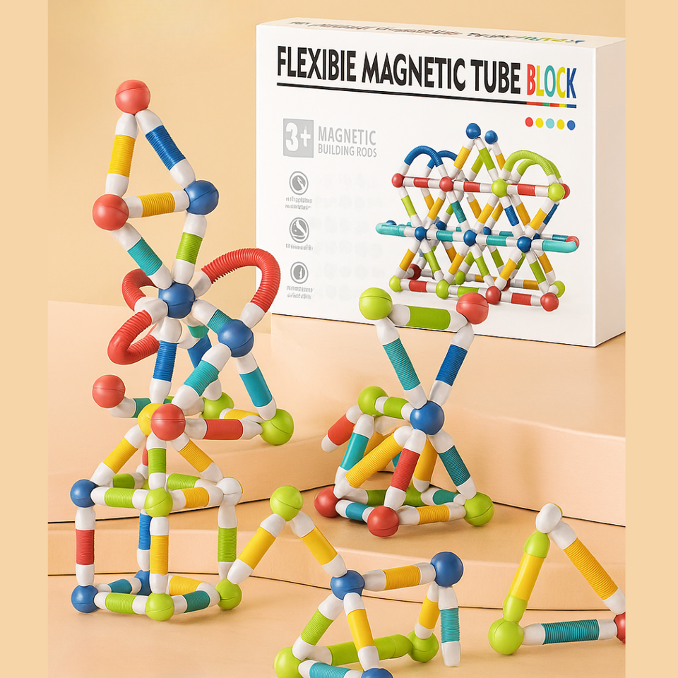 Magnetic Sticks - Oändligt byggande – flexibla magnetiska pinnar