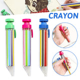 Push Crayon Pen™ - Ultimat ritverktyg för barn - Kritpenna