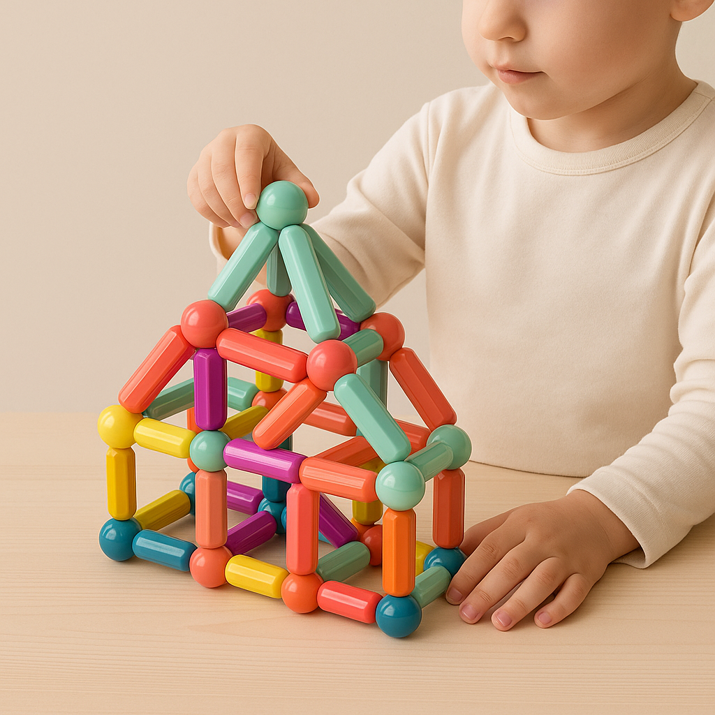Magnet Toys™ - Utveckla ditt barns kreativitet | Magnetiska pinnar ...