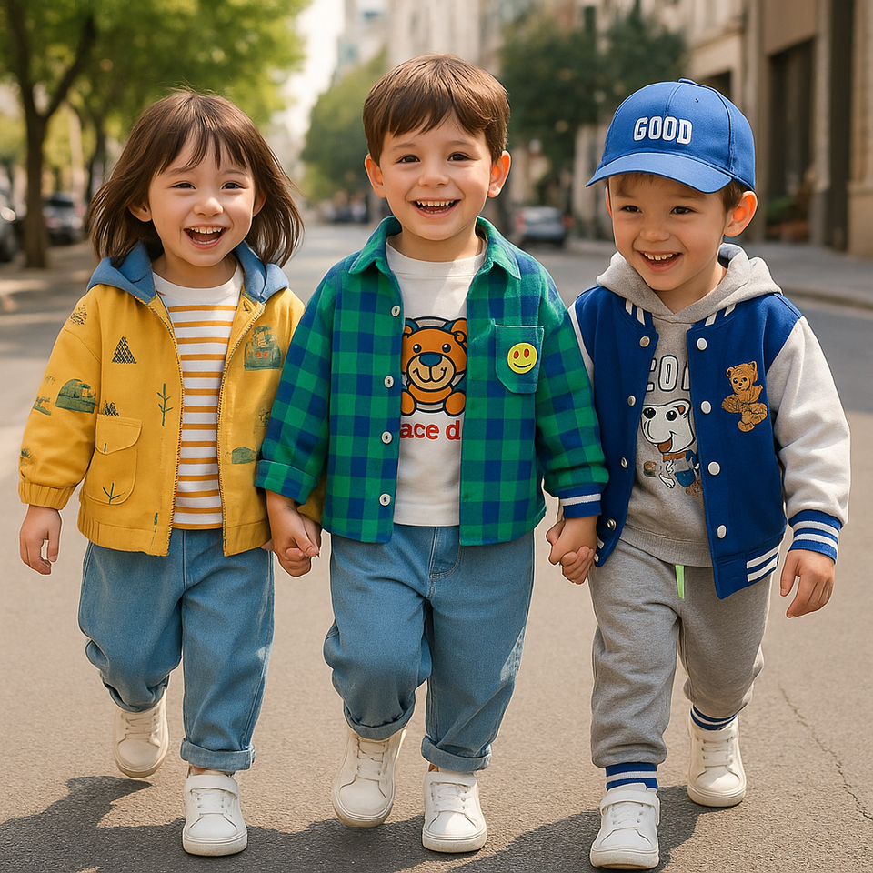 Mini Fashion™ - Småbarn & äventyr  - 3-delige Kleding Set