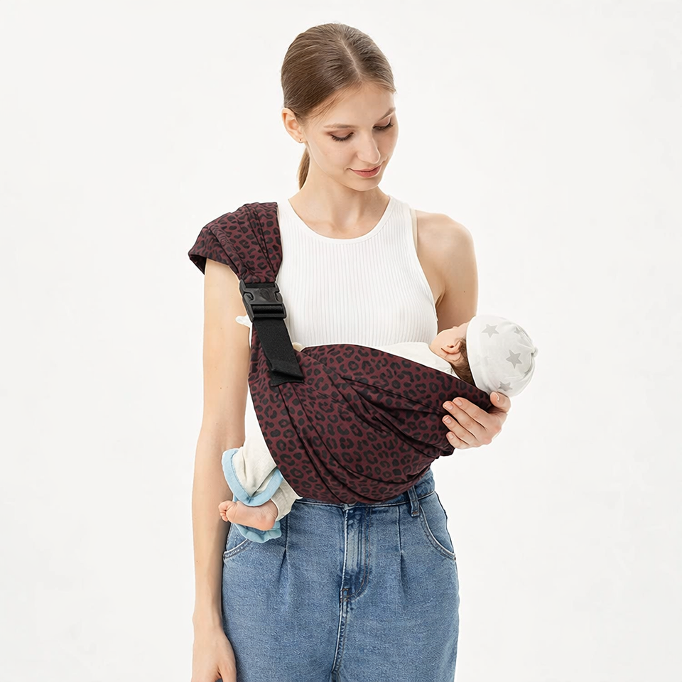 Baby Sling Carrier™ - Extra bred bärrem - Ergonomisk höftbärare