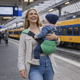 Baby Sling Carrier™ - Extra bred bärrem - Ergonomisk höftbärare
