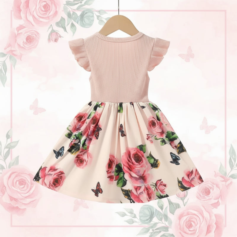 Garden Dress – Sommar & Fräscht – Blommig klänning för flickor