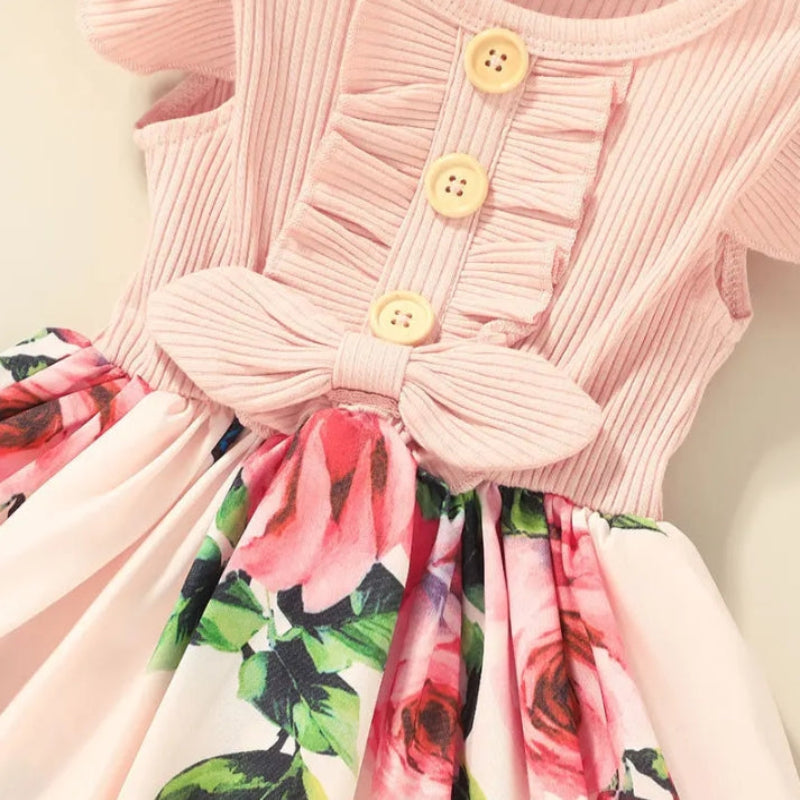 Garden Dress – Sommar & Fräscht – Blommig klänning för flickor
