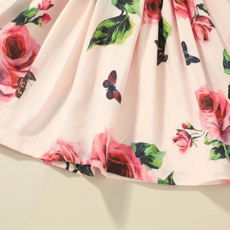 Garden Dress – Sommar & Fräscht – Blommig klänning för flickor