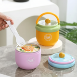 MealMate – Praktisk & isolerad – Lunchskål i rostfritt stål med sked