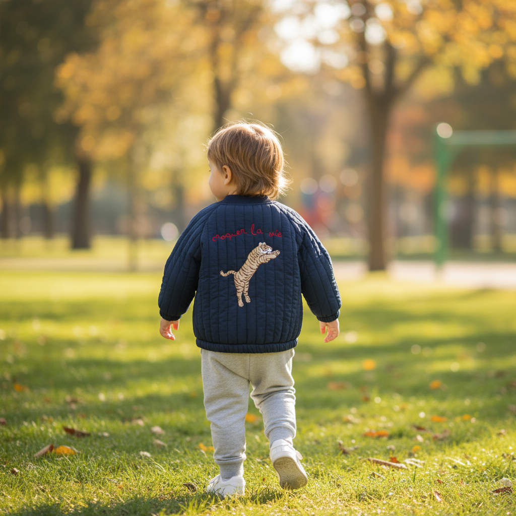 WildCharm – Varm & unik – Vadderad barnjacka