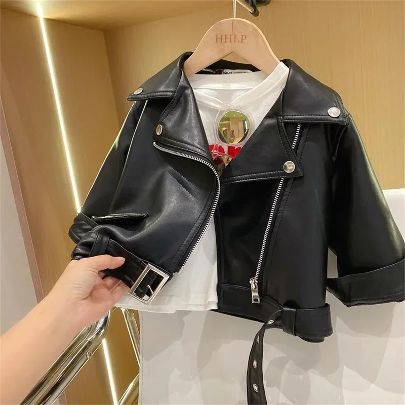 Girls Leather Jacket – Cool & stilfull – Läderjacka för barn