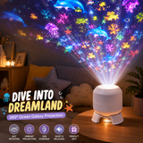 SeaDream – Lekfullt & lärorikt – 360° roterande LED-nattlampa
