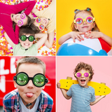 FunGoggles – Roligt & interaktivt – Leksak med glasögon som blinkar med stora ögon