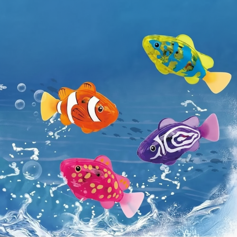 TinySwim – Kul & rörelse – Elektronisk simfisk med LED-ljus