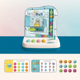 Montessori Math Track Game – Lärande & Logik – Bollbana