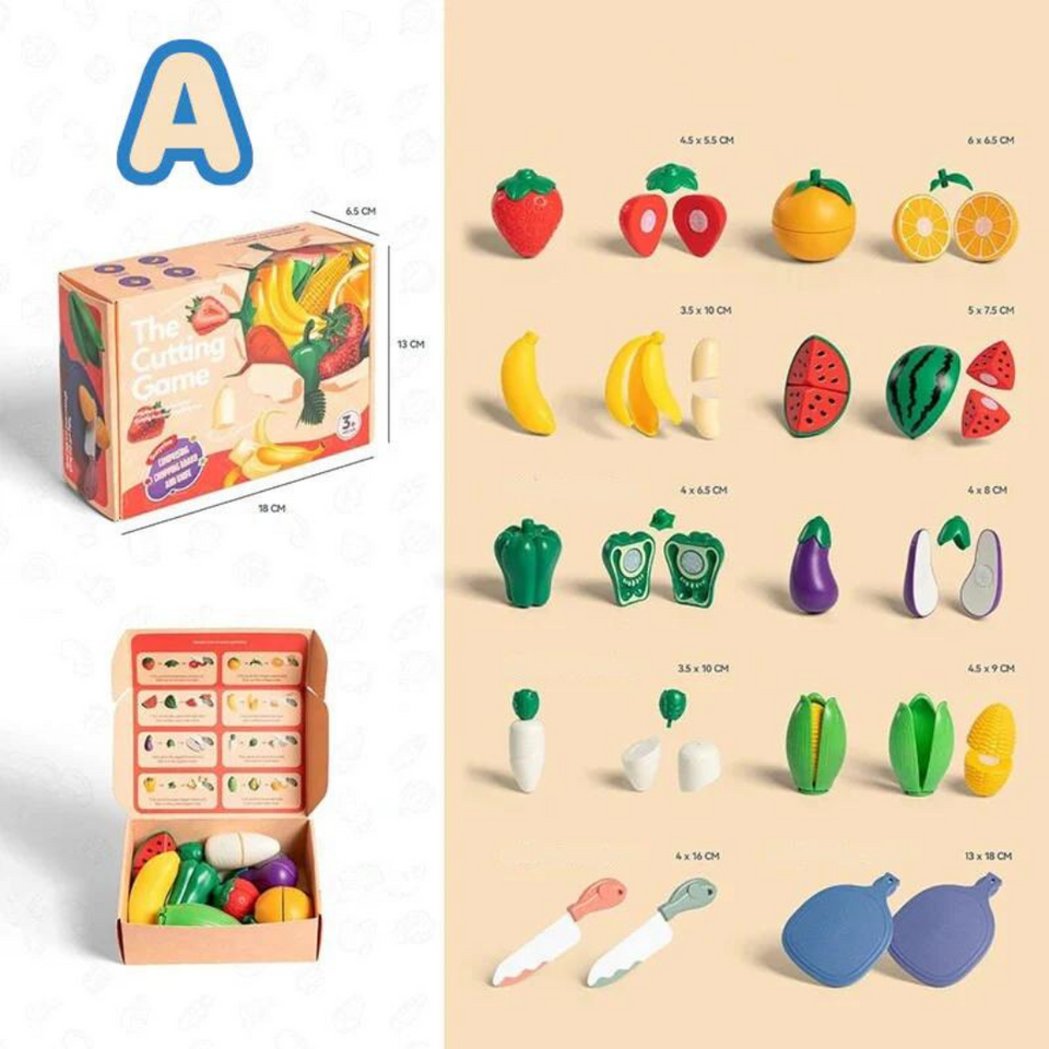 Fruitigo – Lära & leka – Montessori fruktskärset