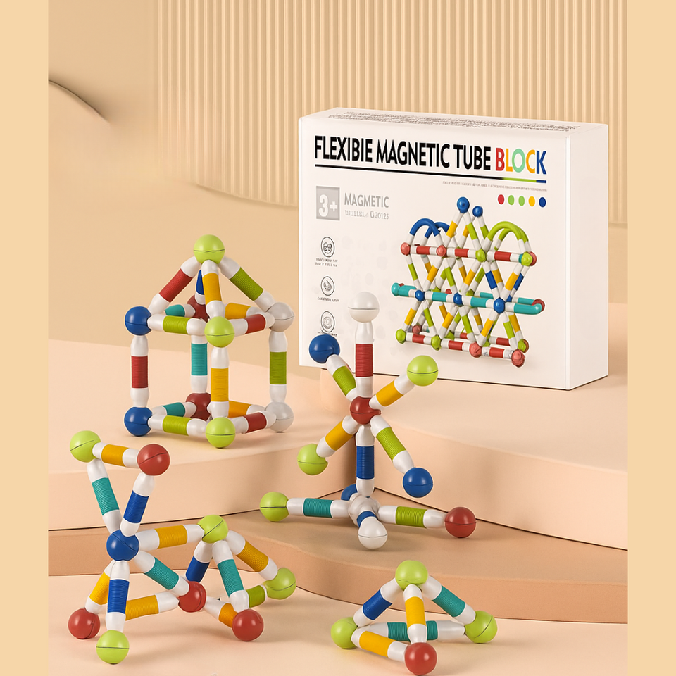 Magnetic Sticks - Oändligt byggande – flexibla magnetiska pinnar