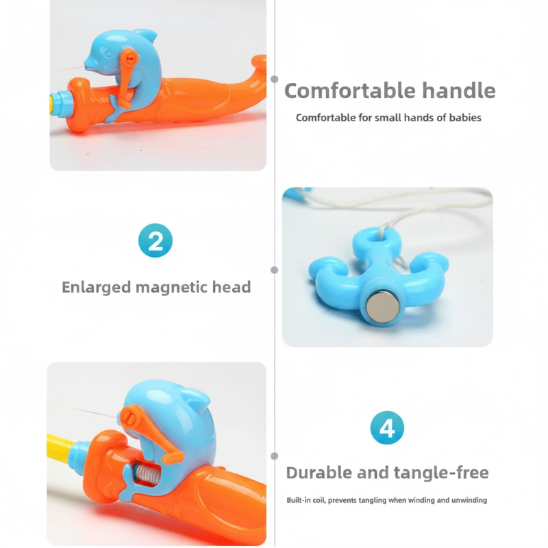 Fishing Game – Lärande och upptäckt – Magnetiskt fiskespel