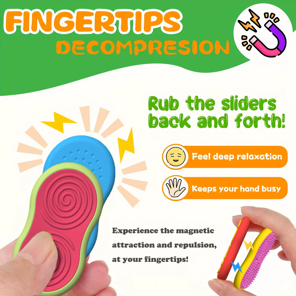 SensorySlide – Lugnande & interaktivt – magnetiska fidget-leksaker