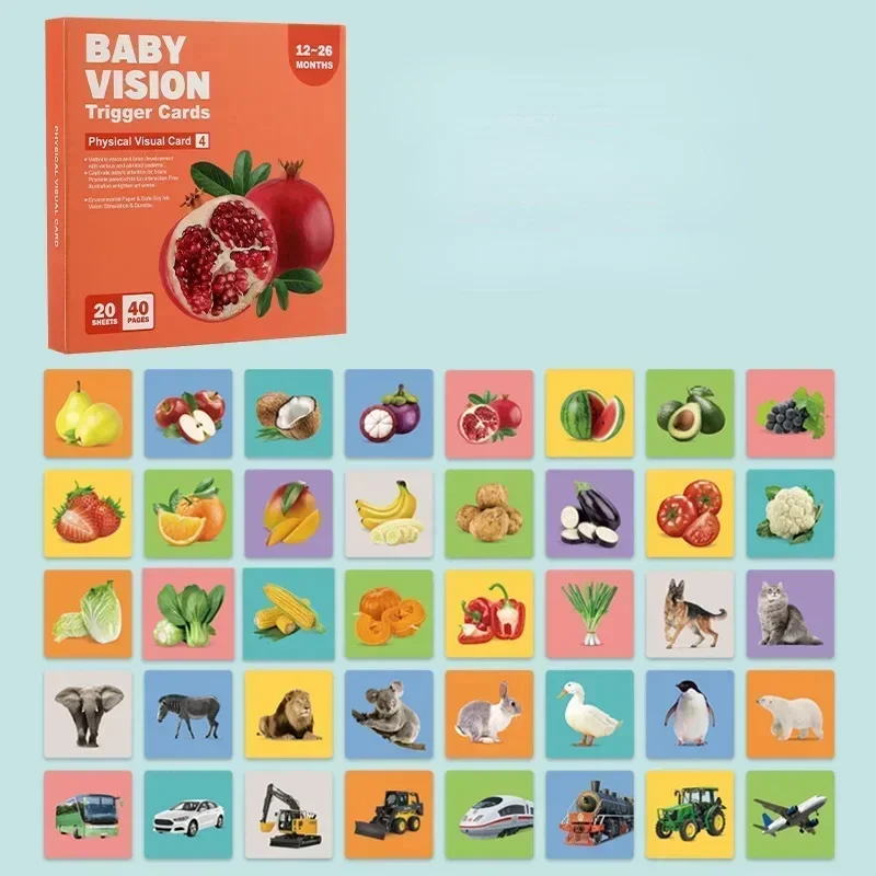 VisionBook – Utbildande & lärorikt – Babykognitionskortbok