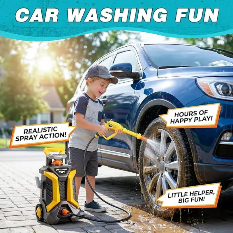 PowerWash – Säker och lekfull – Biltvättleksak för barn