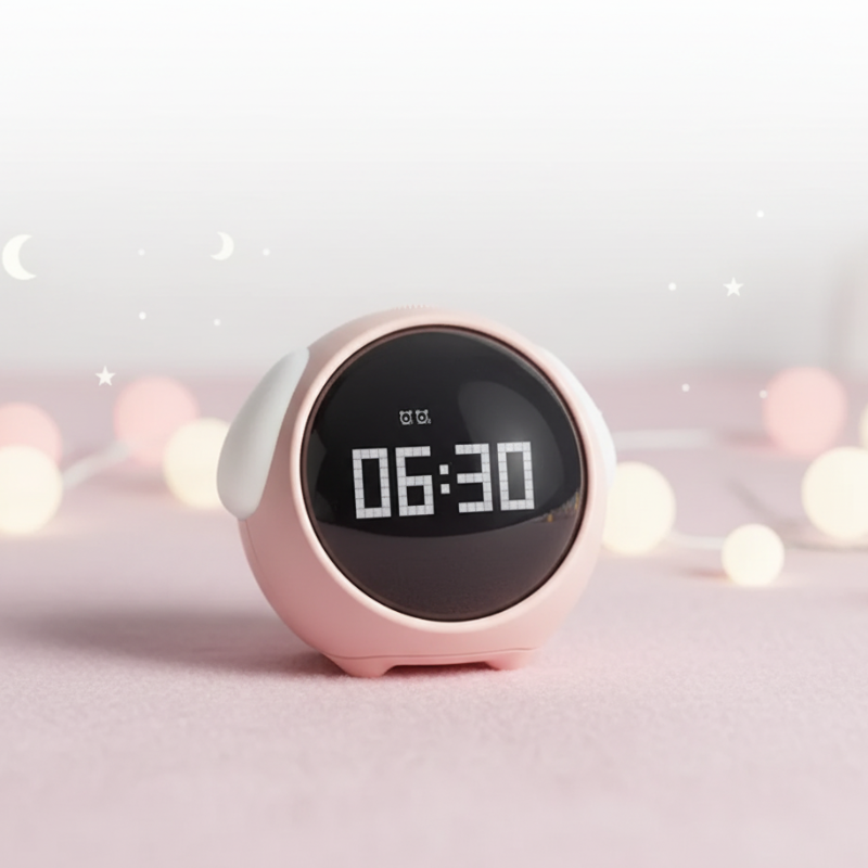 Cute Expression Alarm Clock – Söt & praktisk – väckarklocka för barn
