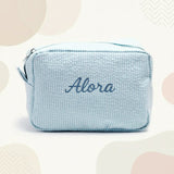 Striped Name Pouch – Personlig & stilfull – Sminkväska