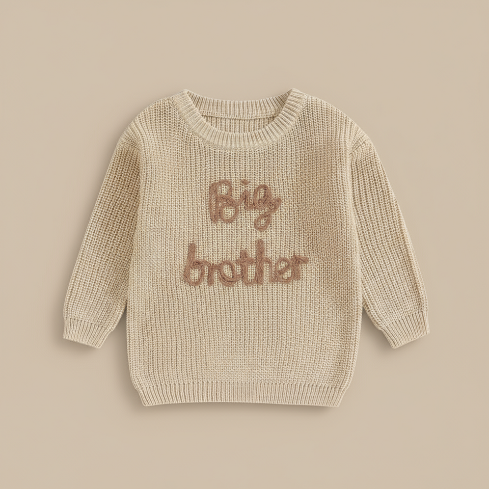 MiniTrend – Gemytlig & modern – Barnströja med ”Big Brother”