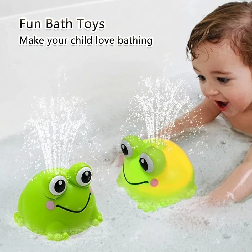 FrogSplash – Glad & interaktiv – Automatisk vattenfontän