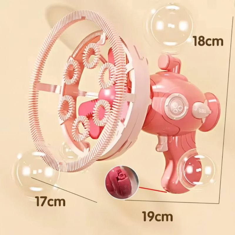 HappyBubbles – Lekfullt & säkert – Bubbelpistol för barn
