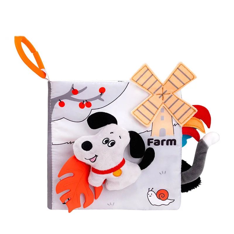 Soft Sensory Book – Känn & Upptäck - Babyhäfte