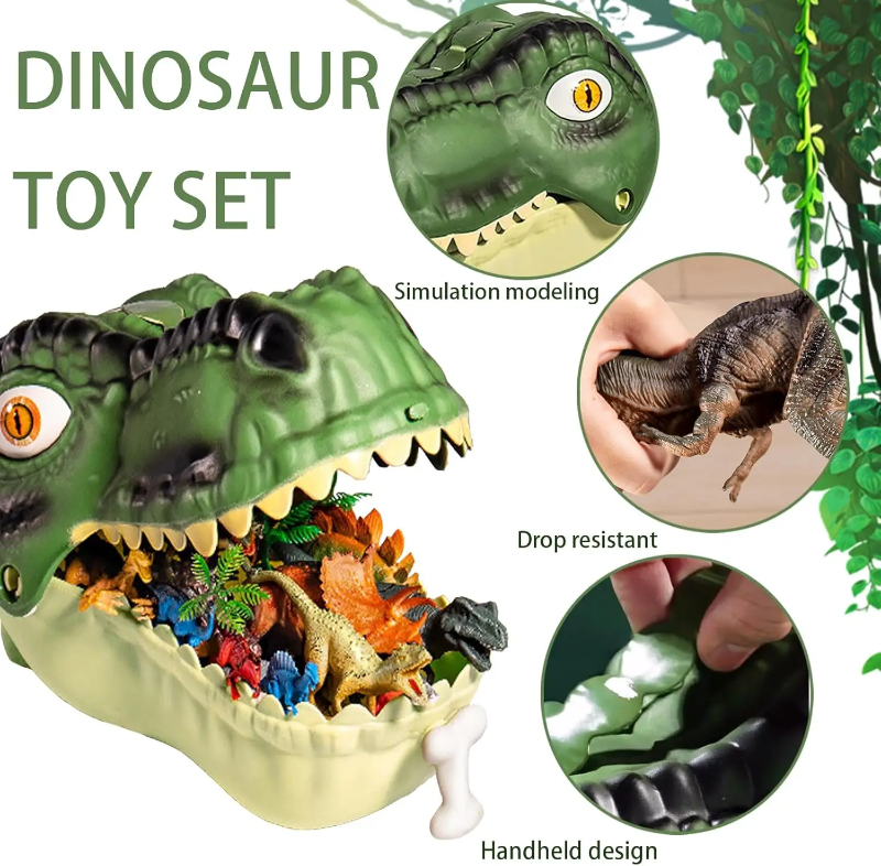 DinoWorld – Kreativt & realistiskt – Lekset med dinosauriehuvud