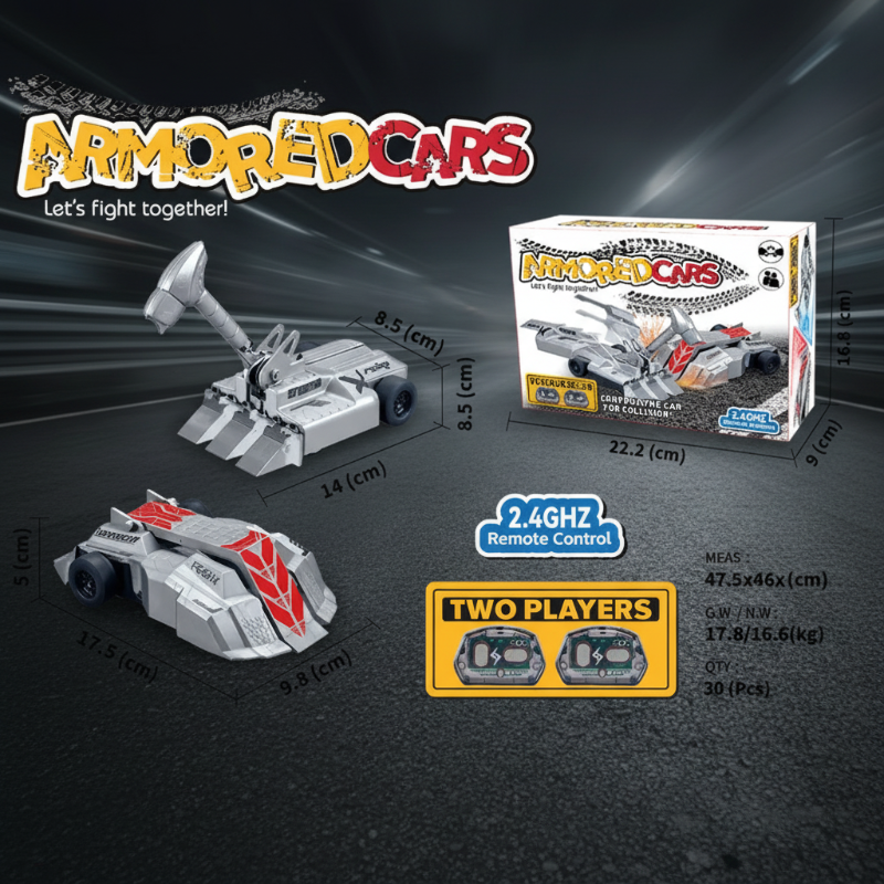 BattleCars – Hållbar & stark – RC-pansarbilsset