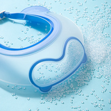 SplashGuard – Bekväm och praktisk – duschmössa för spädbarn med ansiktsskydd