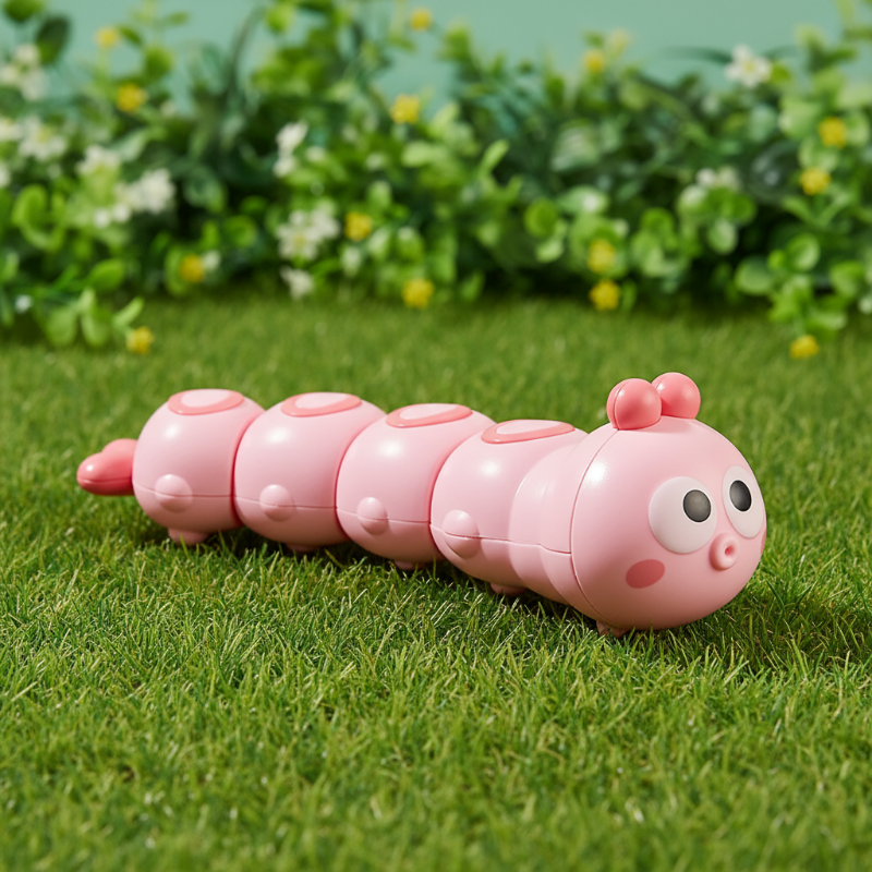 Wind-Up Caterpillar – Lekfullt & rörligt – Kryp-leksaker